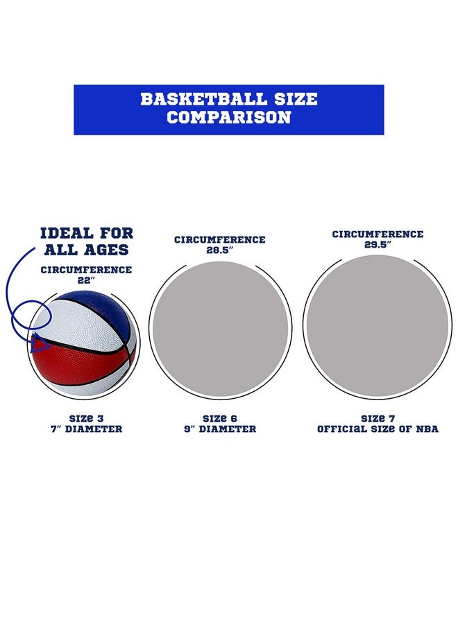 Mini Basketball Set Of 5 - Durable,No-Slip Grip 7