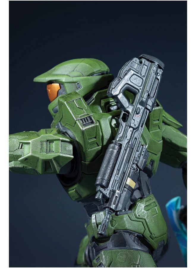 Halo Infinite: Master Chief Grappleshot Pvc Statue, 10 Inches, Green