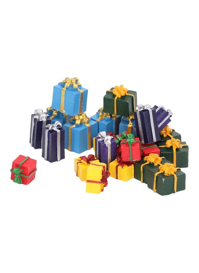 Doll House Boxes, Educational Fine Workmanship 25Pcs Mini Christmas Ornaments For 1:12 Dollhouse