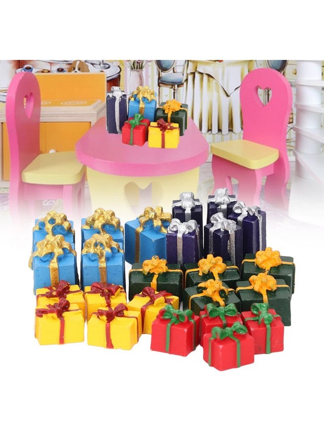 Doll House Boxes, Educational Fine Workmanship 25Pcs Mini Christmas Ornaments For 1:12 Dollhouse
