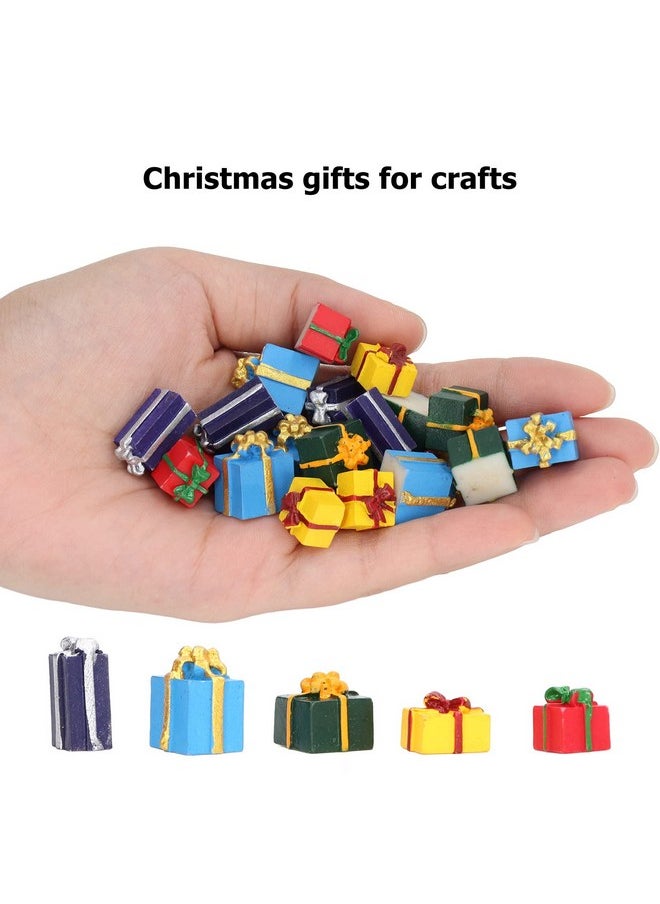 Doll House Boxes, Educational Fine Workmanship 25Pcs Mini Christmas Ornaments For 1:12 Dollhouse