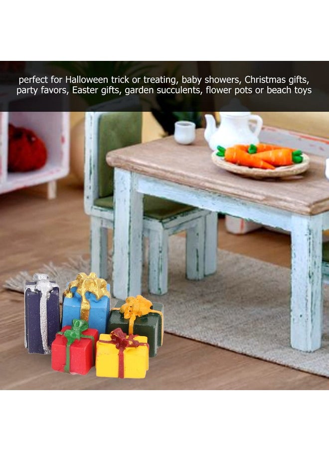 Doll House Boxes, Educational Fine Workmanship 25Pcs Mini Christmas Ornaments For 1:12 Dollhouse