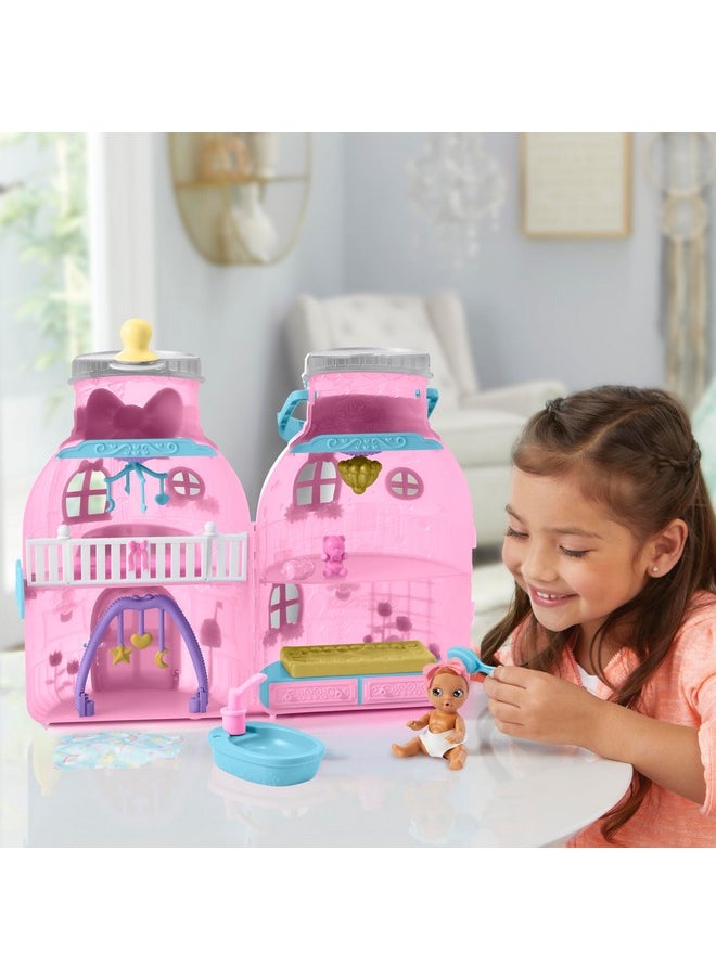 Surprise Bottle House Playset With Exclusive Doll - Discover 20+ Surprises, 2 Levels Of Play, 6 Rooms To Explore, For Kids Ages 3 And Up