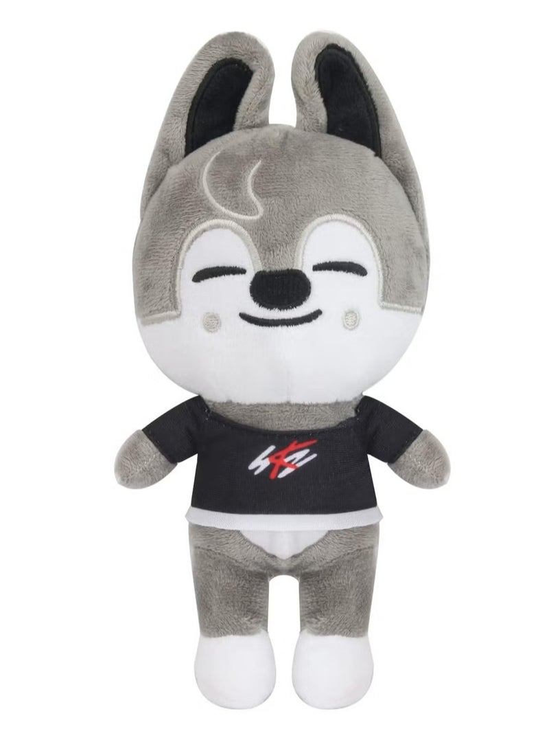 Anime Skzoo Plush Doll Stuffed Animal Plushie Toy Figures Decoration Kids Fans Gifts Souvenir (Grey Wolf)