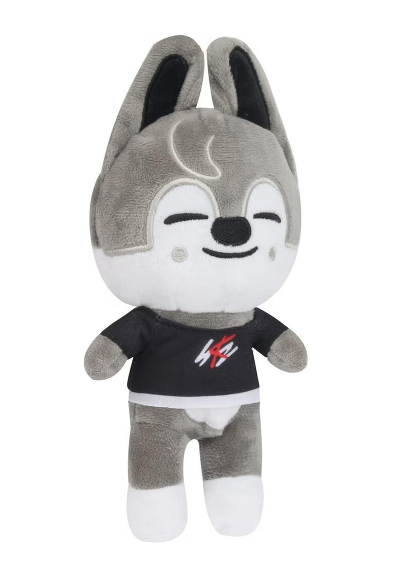 Anime Skzoo Plush Doll Stuffed Animal Plushie Toy Figures Decoration Kids Fans Gifts Souvenir (Grey Wolf)