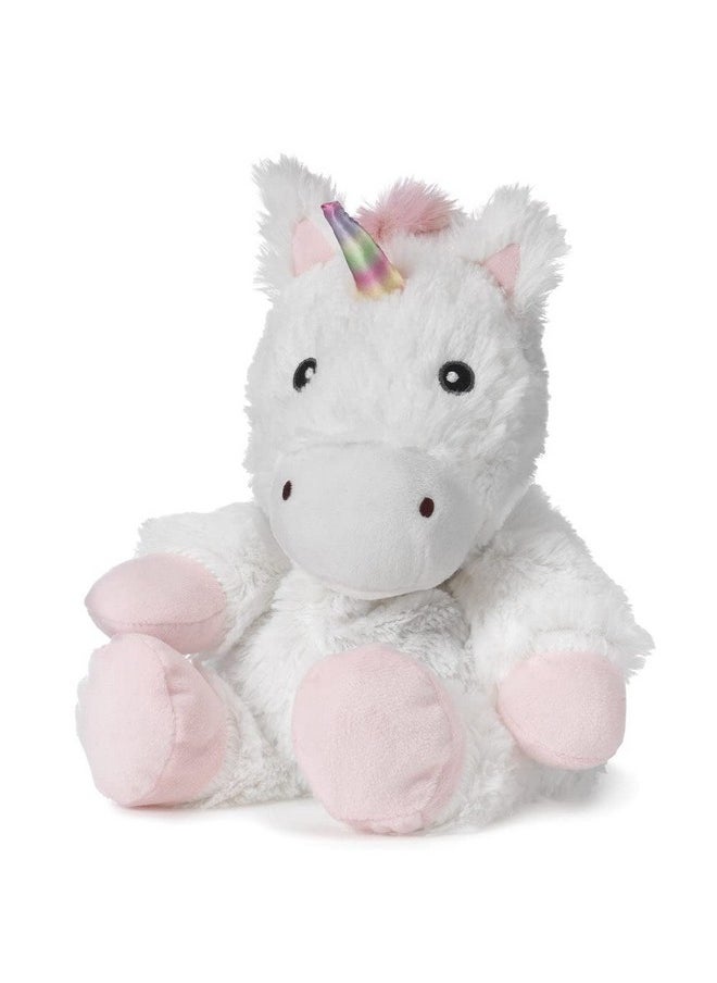 White Unicorn Microwavable, Hot Or Cold For Cool Relaxation And Warm Relief, Lavender Scented Cozy Plush Animal