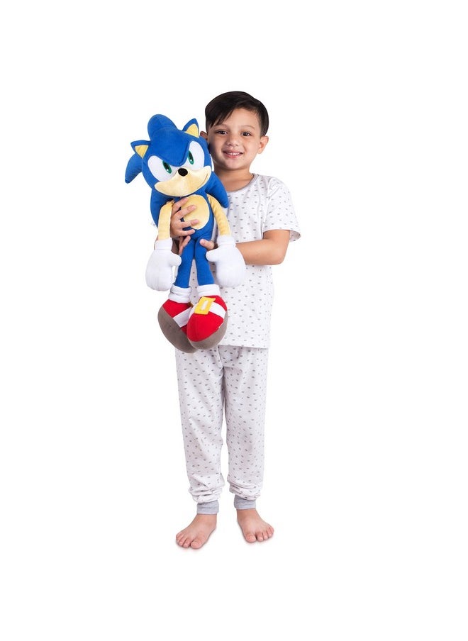 Kids Bedding Super Soft Plush Cuddle Pillow Buddy, One Size, Sonic The Hedgehog