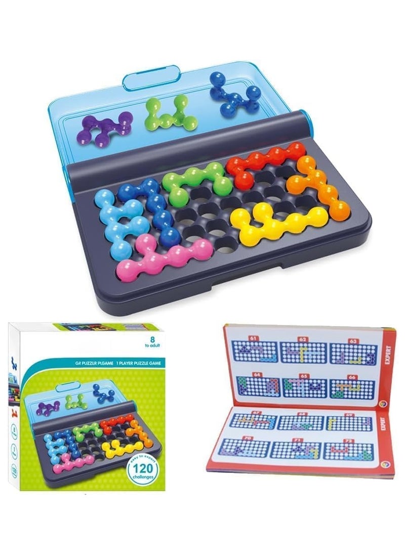 Educational smart game New challenges Smart Game Focus 3D Puzzle Logical Thinking Toy Table Board Game Smart Game Montessori Toys Kids Gifts Brain teaser iq game toy with portable box