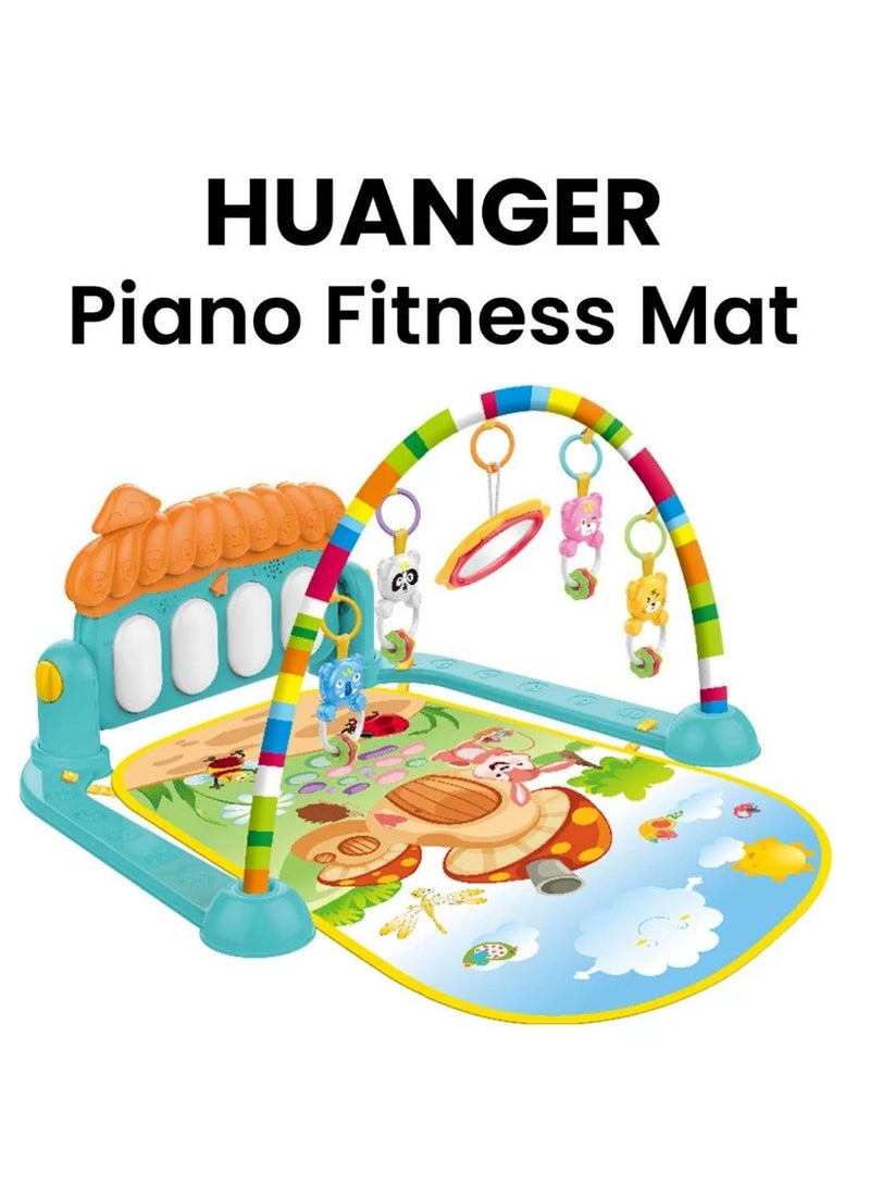 Music Lighting Portable Lightweight Soft Comfortable Piano Gym Fitness Mat For Baby