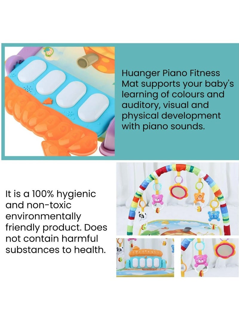 Music Lighting Portable Lightweight Soft Comfortable Piano Gym Fitness Mat For Baby