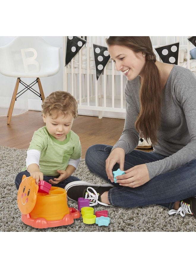 Pop Up Shape Sorter Toy For Toddlers Over 18 Months With Take-Apart Shapes For Matching, Collapsible For Storage (Amazon Exclusive)