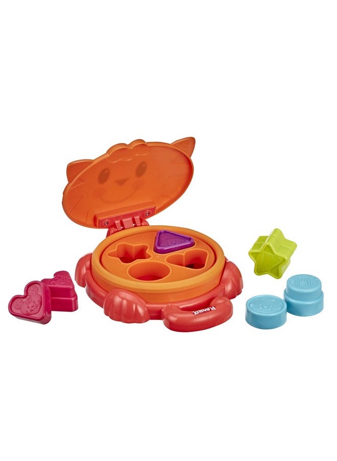 Pop Up Shape Sorter Toy For Toddlers Over 18 Months With Take-Apart Shapes For Matching, Collapsible For Storage (Amazon Exclusive)