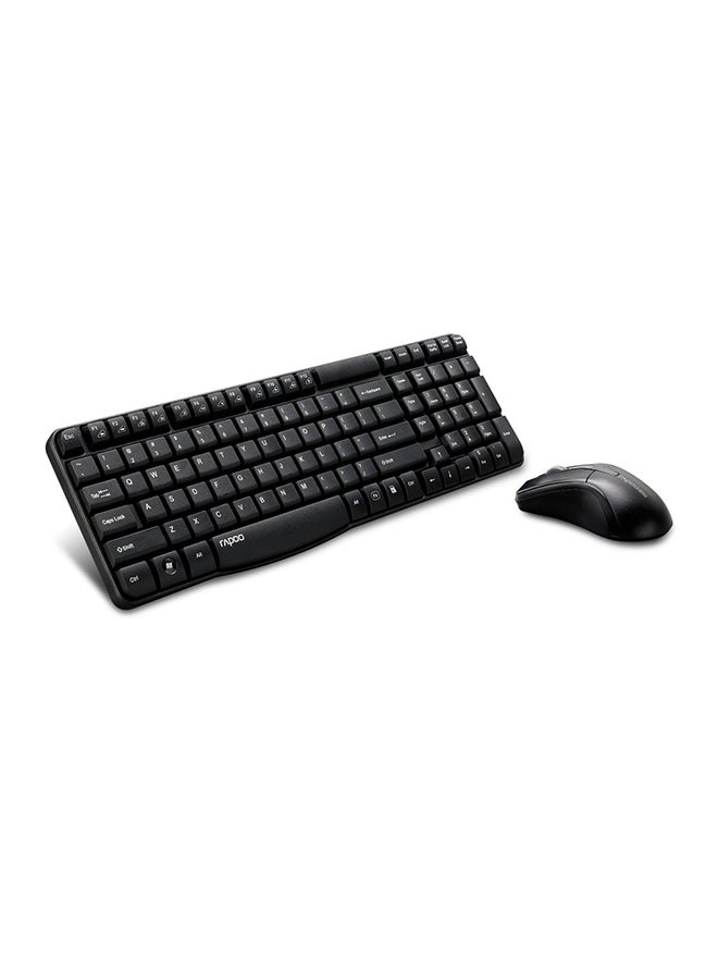 Set Of Wireless Keyboard And Mouse Black