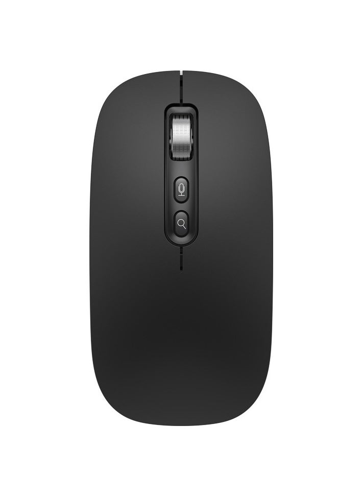 Silent Mouse AI Smart Voice to Text Mouse Rechargeable 2.4G Wireless Bluetooth Voice Input for Laptops