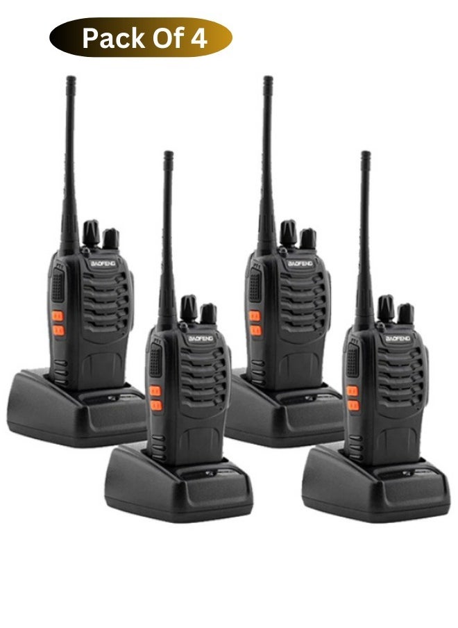 Portable FM Handheld 5W Two Way Radio 4pc