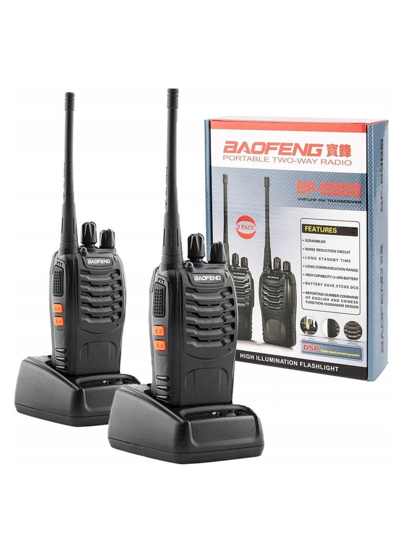 Portable FM Handheld 5W Two Way Radio 4pc