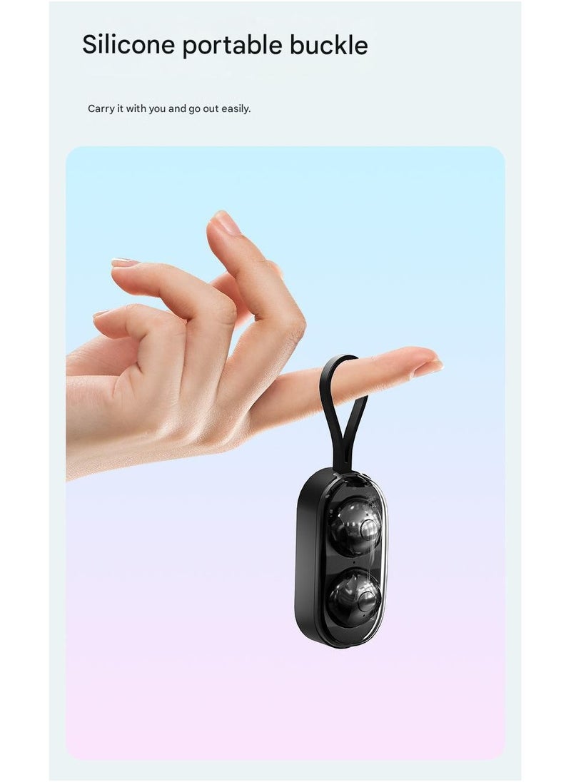 360° Panoramic Sound Bluetooth 5.4 Earphones, Cloud-like Comfortable Wearing, Super Long Battery Life,Hanging Rope Earphones, Sleep Earphones, Compact In Ear Wireless Bluetooth Earphones