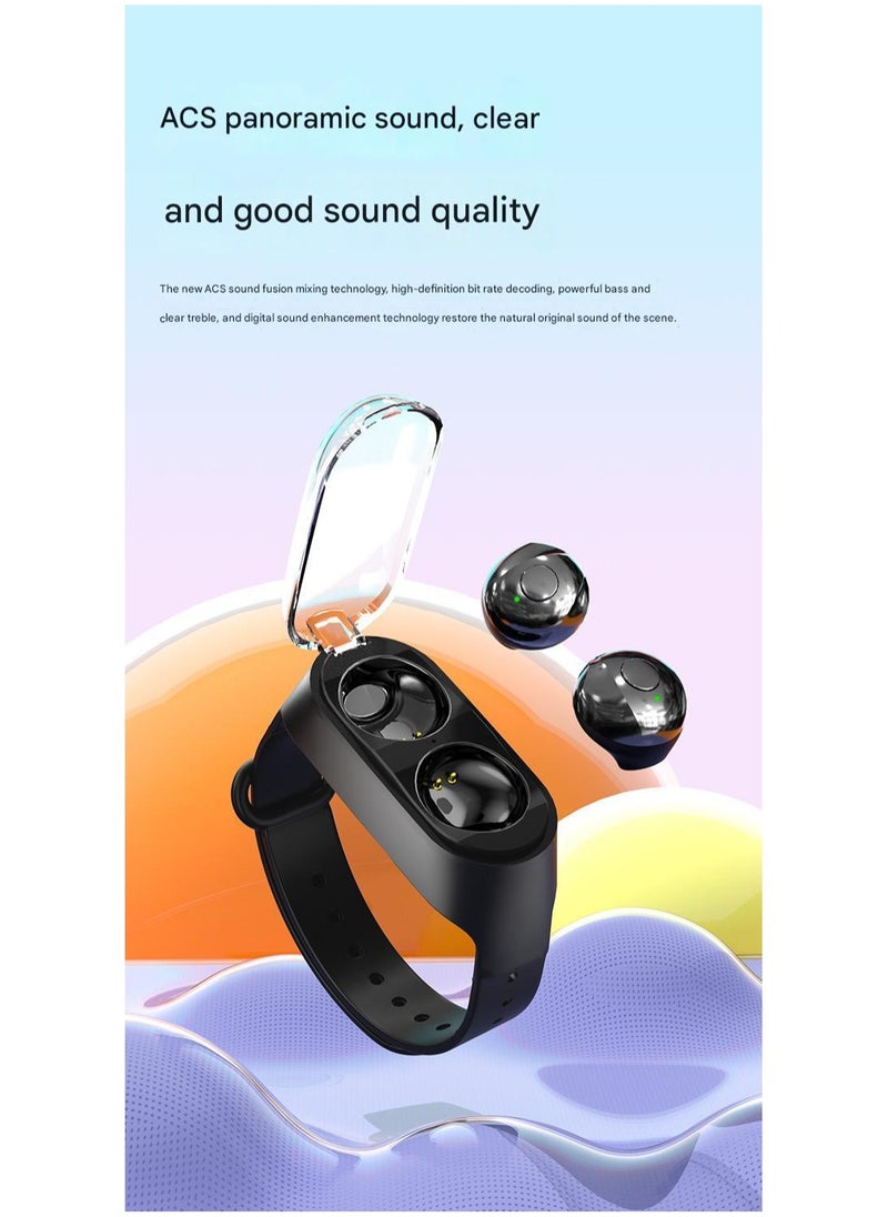 360° Panoramic Sound Bluetooth 5.4 Earphones, Cloud-like Comfortable Wearing, Super Long Battery Life,Hanging Rope Earphones, Sleep Earphones, Compact In Ear Wireless Bluetooth Earphones