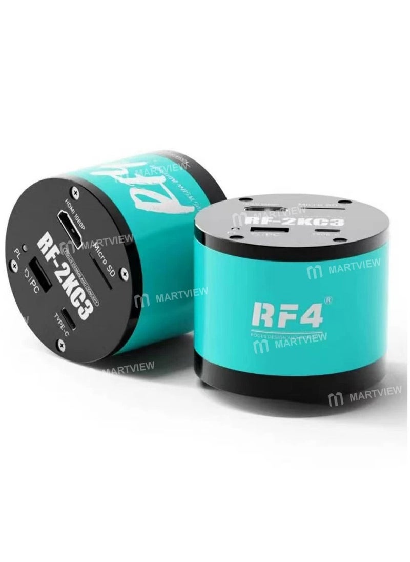 RF4 RF-2KC3 2K HD Output High-Resolution Adjustable Camera for Trinocular Stereo Microscope