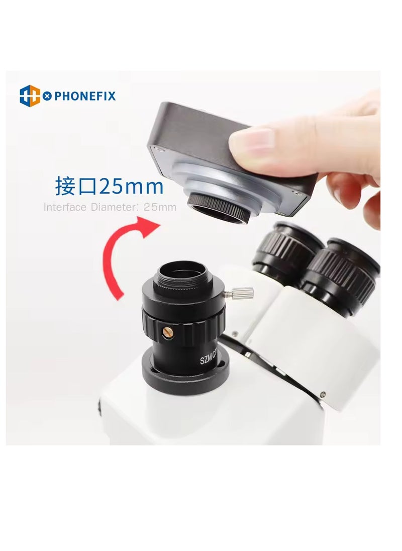 38MP HDMI 1080P 60FPS Microscope Camera,Electronic Microscope Camera Industry Video Microscope Camera with Synchronous Output Magnifier for Phone Repair