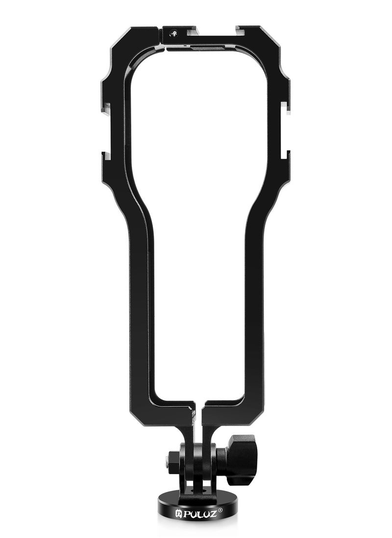 PULUZ Protective Cage Rig Housing Frame with Cold Shoe for Insta360 ONE RS 1-Inch 360 Edition