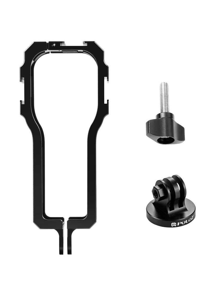 PULUZ Protective Cage Rig Housing Frame with Cold Shoe for Insta360 ONE RS 1-Inch 360 Edition