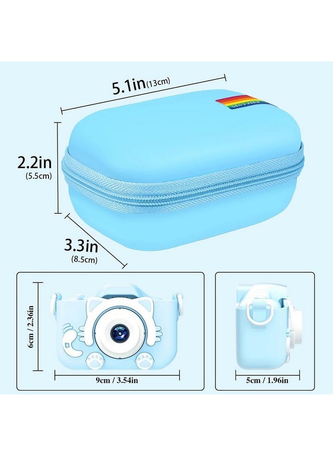 Kids Camera Case Compatible With Goopow/Sgainul/Gofunly/Artcwk And More Video Digital Camera Gift - Case For Toy Action Camera And Accessories(Case Only)