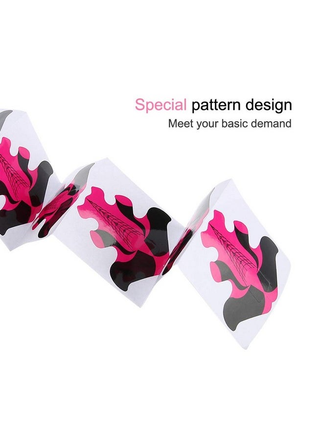 Rotekt 100pcs Nail Forms for Nail Extension UV Paper Tray Nail Art Accessories