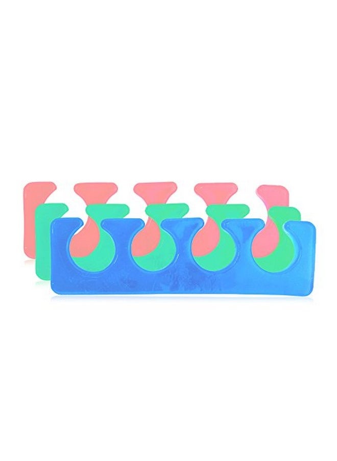 KADS 3 Pairs/set Silicone Toe Separator Nail Art Manicure Finger Feet Care Braces Supports Nails DIY Tools