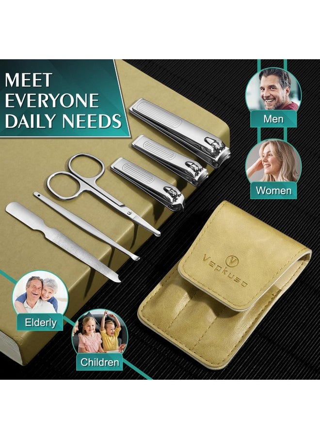 Ippers Set, Vepkuso Toenail Clippers And Fingernail Clippers For Men, Women,And Seniors, 6 In 1 Manicure Set