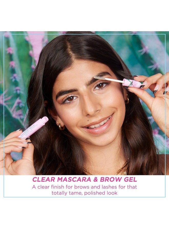 Featherlight Clear Mascara And Brow Gel - Makeup For Kids, Tweens And Teens - Dual Purpose Clear Finish For Brows And Lashes - Non-Toxic & Made In The Usa