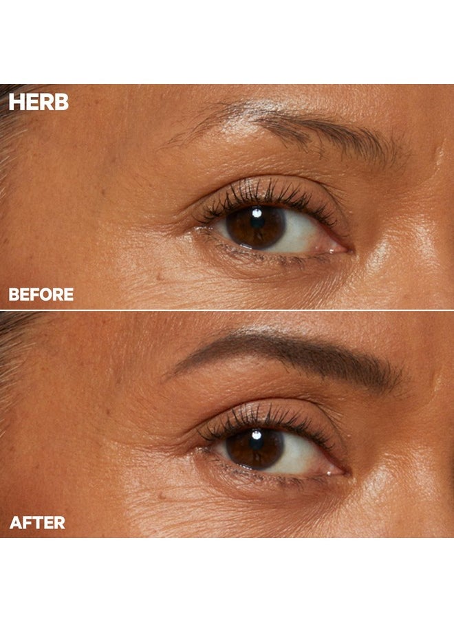 Kush Brow Shadow Stick, Herb (Medium Brown) - Buildable, Cream-To-Powder Formula - Soft, Flexible Hold - Up To 12-Hour Wear - Vegan, Cruelty Free