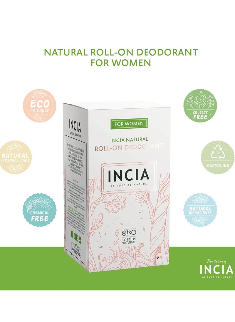 Natural Roll-On Deodorant for Sensitive Skin 50ml