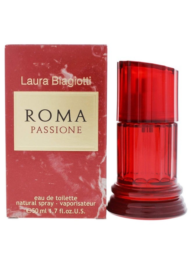 Roma Passione For Women - Floral Fruity Scent - Open With Black Currant, Pink Grapefruit And Italian Mandarin - Perfect For Date Night Or Evening Out - 1.7 Oz Edt Spray