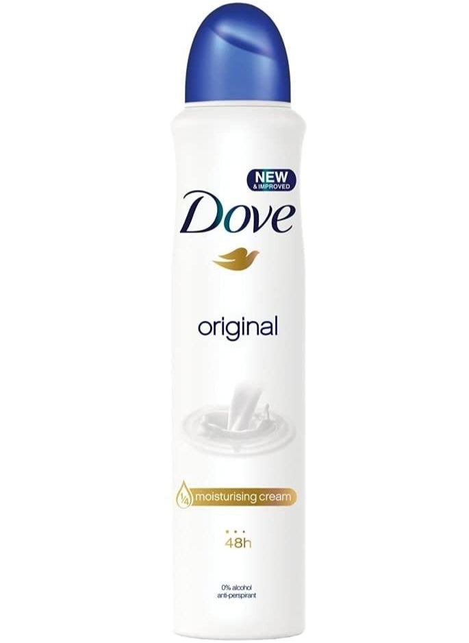 Dove Original Anti-Perspirant 250ml x 6