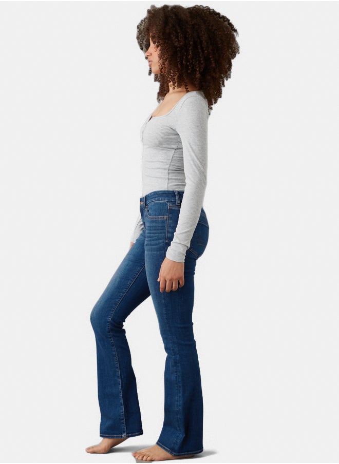 AE Next Level Curvy Low-Rise Kick Bootcut Jean