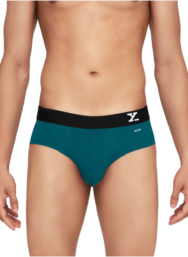 Pack of 3 Aero Anti-bacterial Odour-free cotton Solid Men Brief