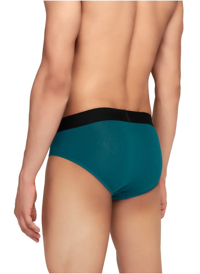 Pack of 3 Aero Anti-bacterial Odour-free cotton Solid Men Brief