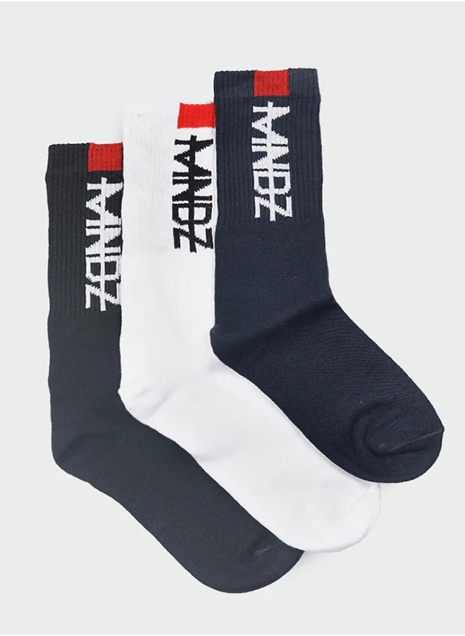 Mendeez Pack of 3 Crew Socks