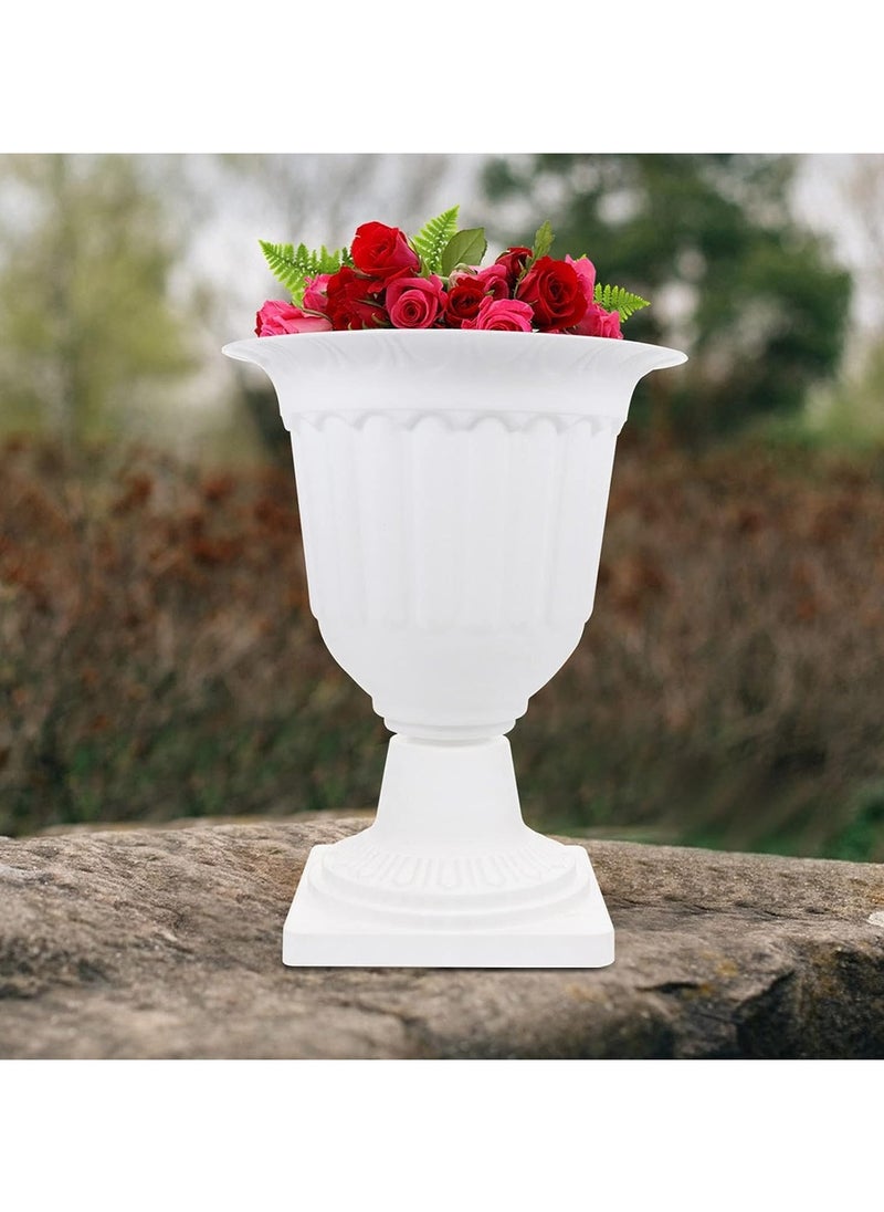 Plastic Plant Pots Vase Planter Pots for Garden Decor Decorative Garden Pots Plastic Plant Flower Seedlings Nursery Pot Flower Plant Container Plastic Plant