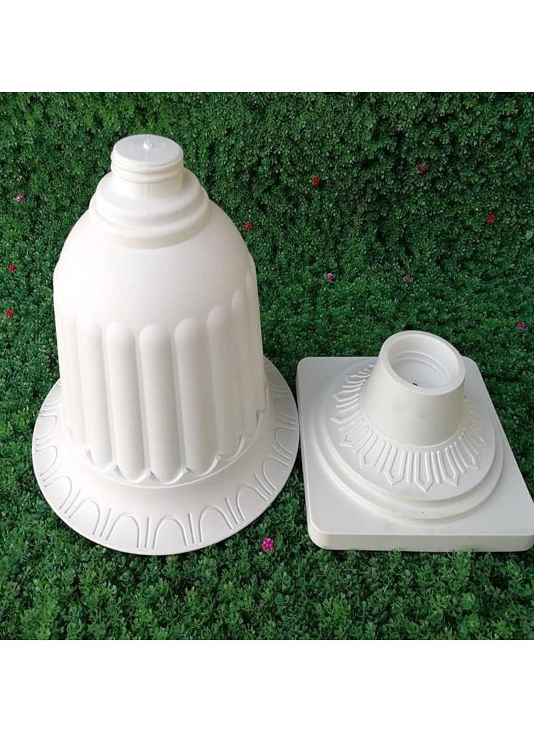 Plastic Plant Pots Vase Planter Pots for Garden Decor Decorative Garden Pots Plastic Plant Flower Seedlings Nursery Pot Flower Plant Container Plastic Plant