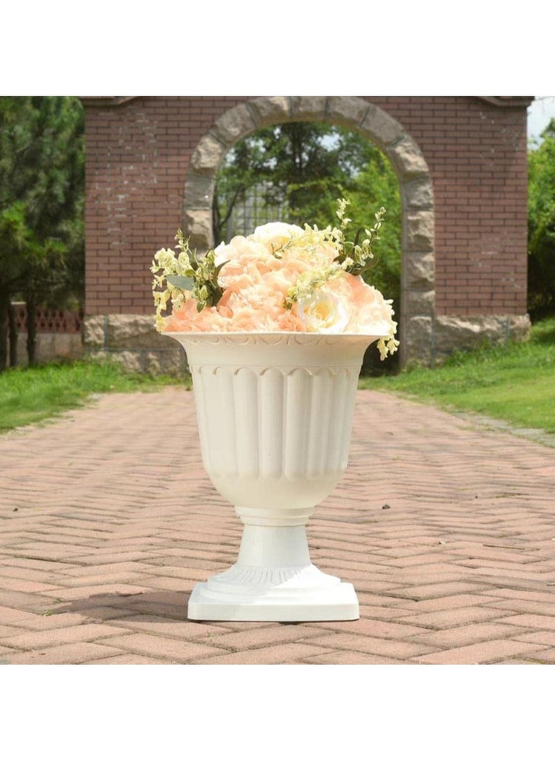 Plastic Plant Pots Vase Planter Pots for Garden Decor Decorative Garden Pots Plastic Plant Flower Seedlings Nursery Pot Flower Plant Container Plastic Plant