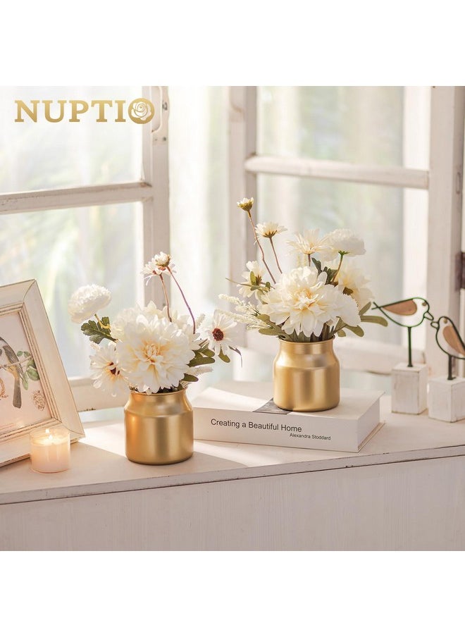 Gold Vase Small Centerpiece: 6 Pcs 4.2