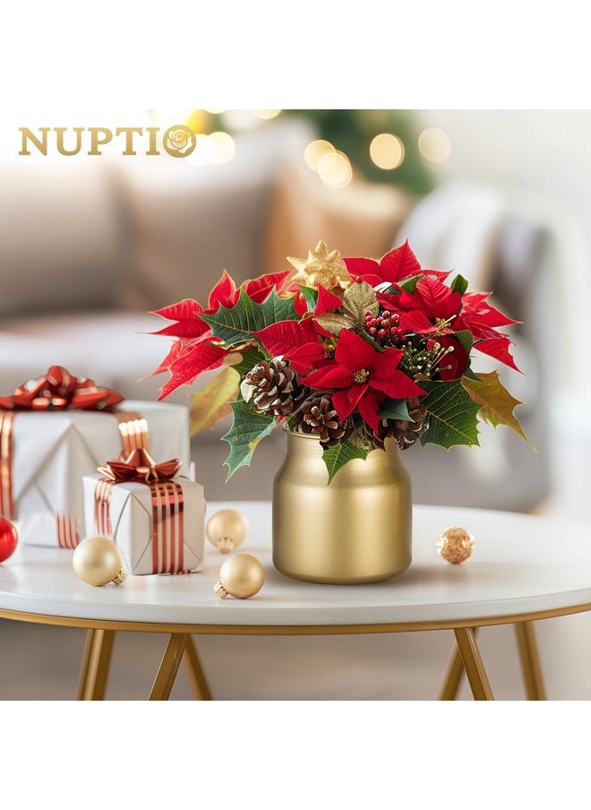 Gold Vase Small Centerpiece: 6 Pcs 4.2