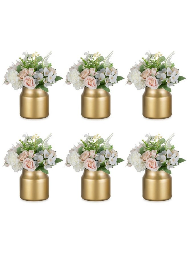 Gold Vase Small Centerpiece: 6 Pcs 4.2