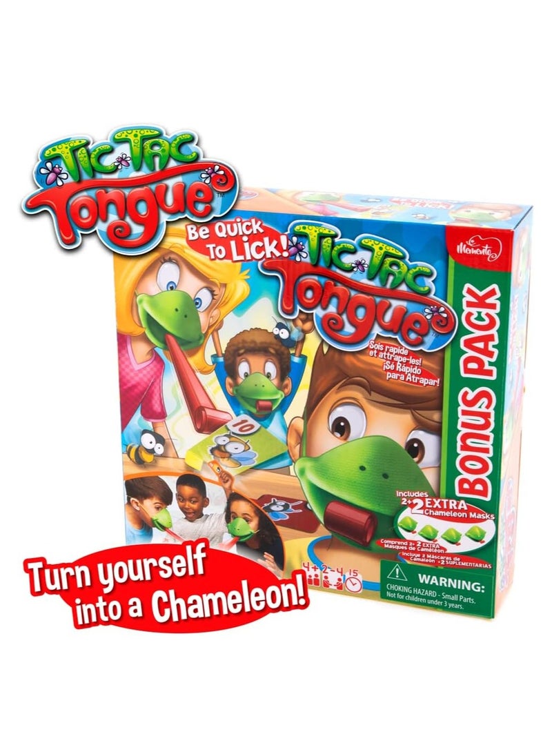 TIC TAC Tongue Game, Be Quick to Lick The Bugs, Chameleon Game