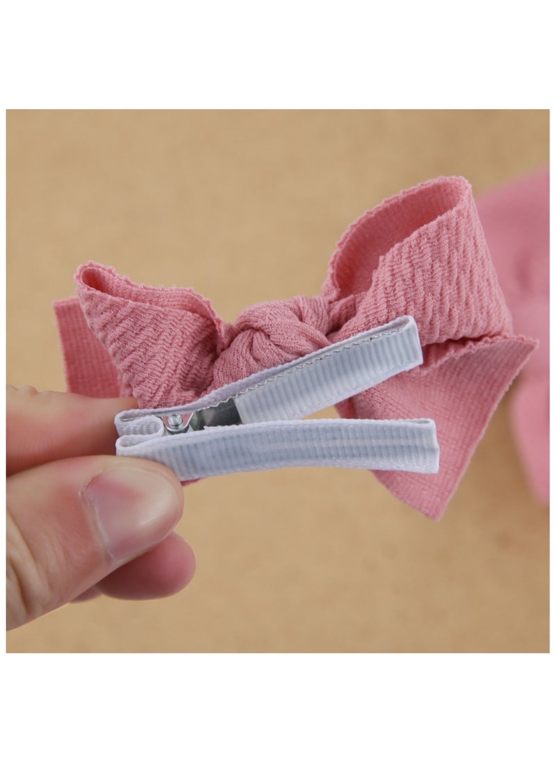 Dana Glasses and Bow Barrette Clip Set For Babies and Girls - Pomelo Pink