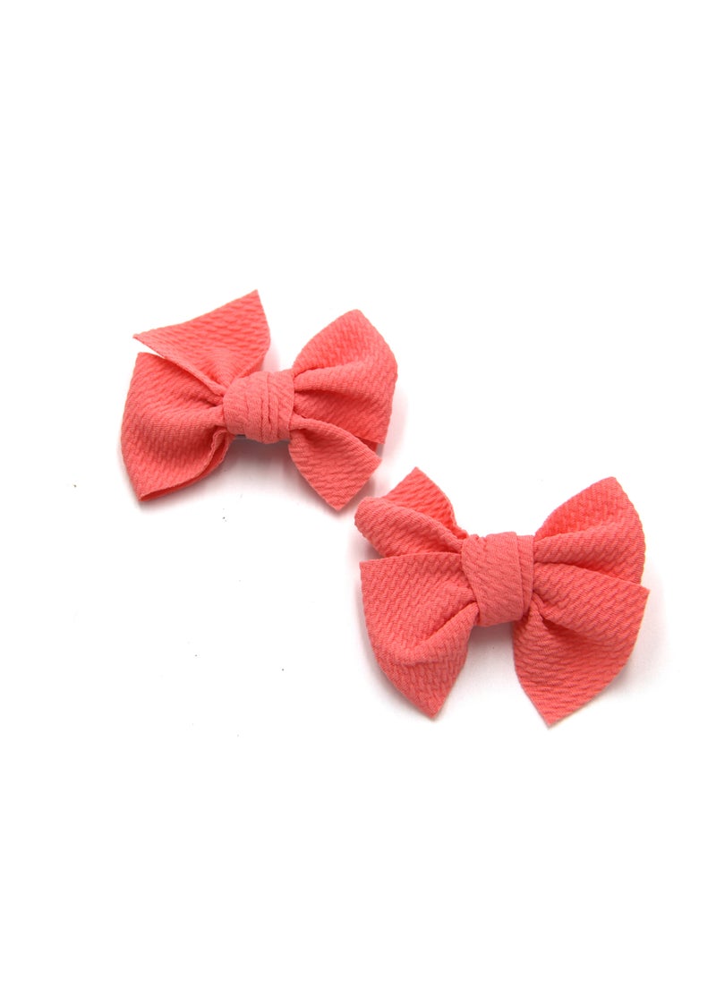 Dana Glasses and Bow Barrette Clip Set For Babies and Girls - Pomelo Pink