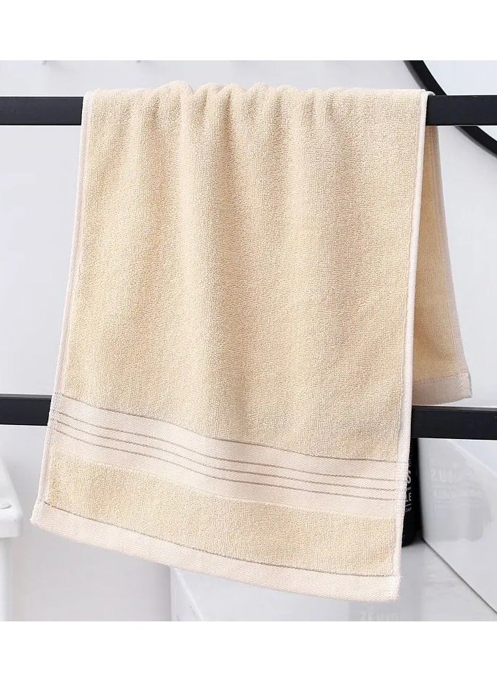 1 Piece - Luxury Soft 100% Cotton 400 GSM Bath Towels for Beach, Spa, Hotel, Bathroom 70 x 140cm (Light Ivory)