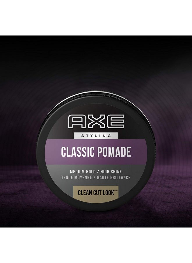 Hair Pomade For Men For A Clean Cut Look Classic Easy To Use Styling Hair Product 2.64 Oz